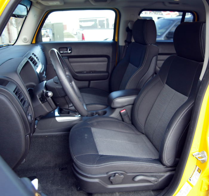 2006 Hummer H3 Ebony Cloth Interior