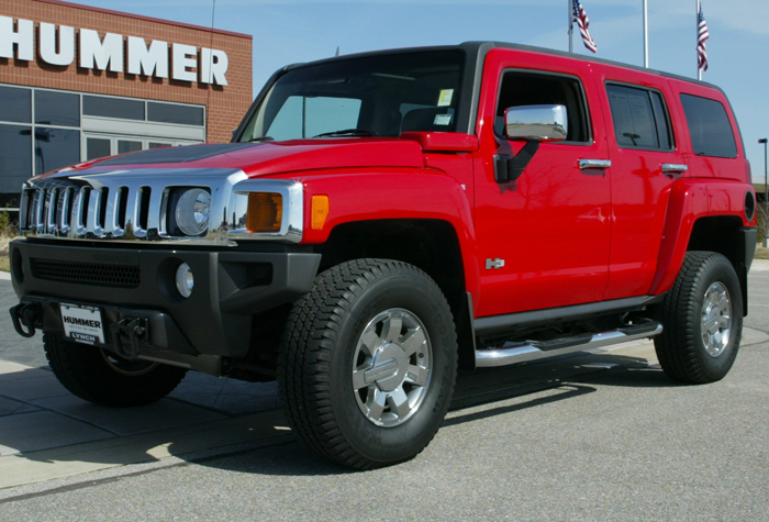 2007 Victory Red Hummer H3 