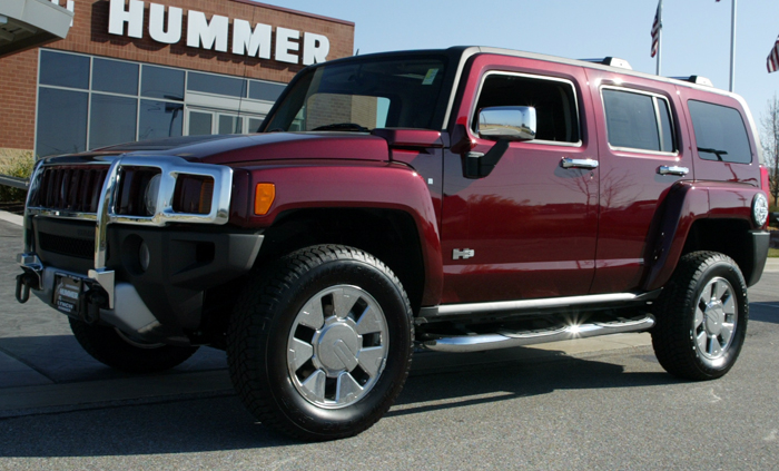 2009 Used Sonoma Red Hummer H3 available at Lynch Hummer