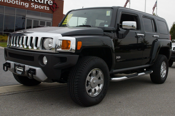 2008 Used Black Hummer H3 available at Lynch Hummer