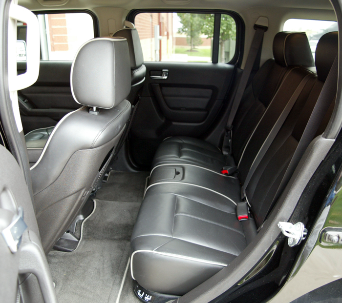 2008 Hummer H3 Rear Seat Interior