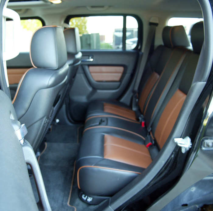 2008 Hummer H3 Rear Seat Interior