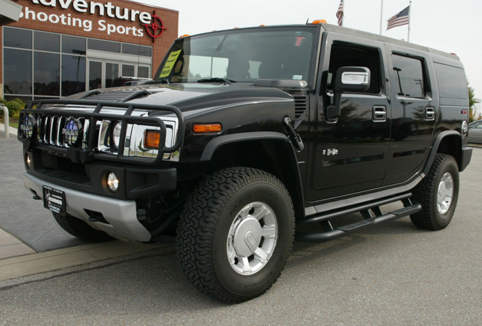 2008 Used Black Hummer H2 SUV available at Lynch Hummer