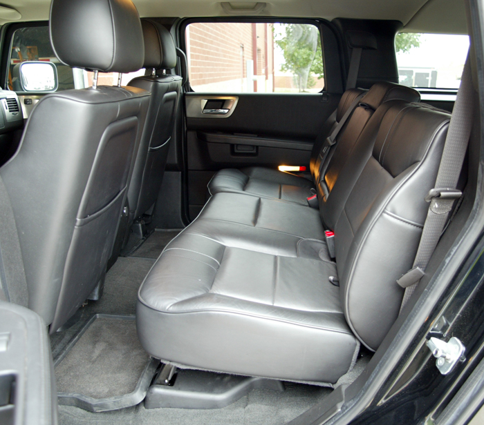 2008 Hummer H2 SUV Rear Seat Interior