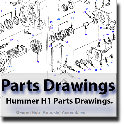 Hummer H1 Parts Drawings.
