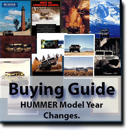 Hummer Model Year Changes and Buying Guide.