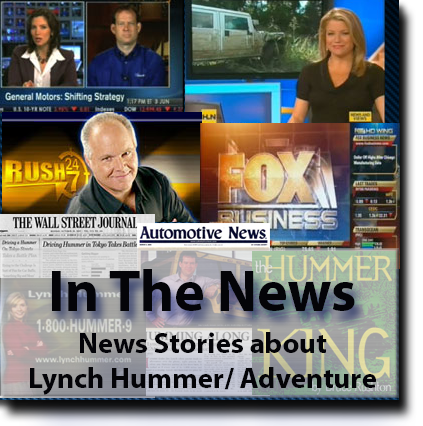 Lynch Hummer/ Adventure Accessories in the news.