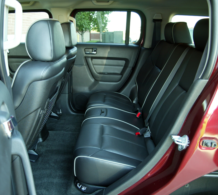 2007 Hummer H3X Ebony Leather Interior