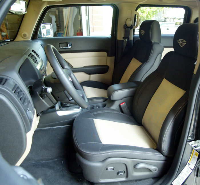 2009 Hummer H3T Ebony / Morocco Leather Interior