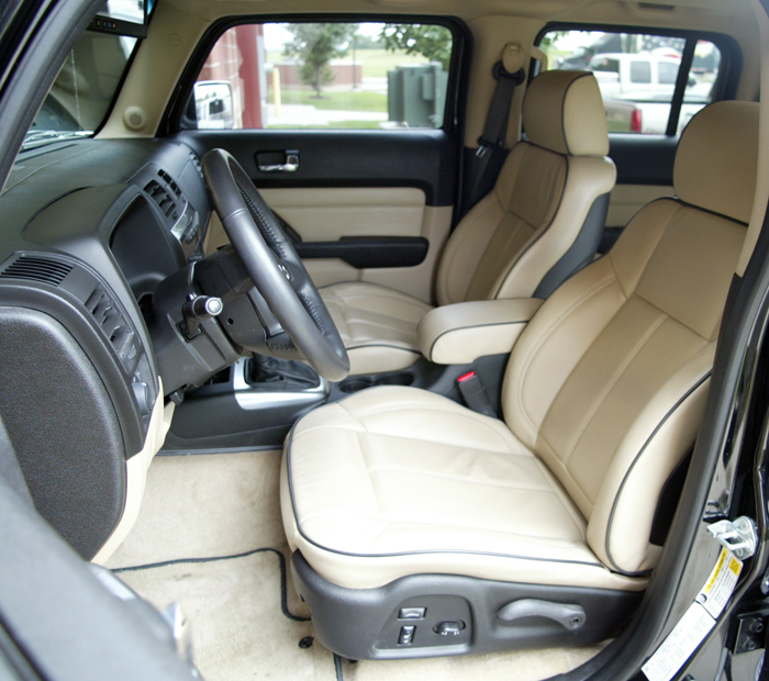 2008 Hummer H3 Light Cashmere Leather Interior