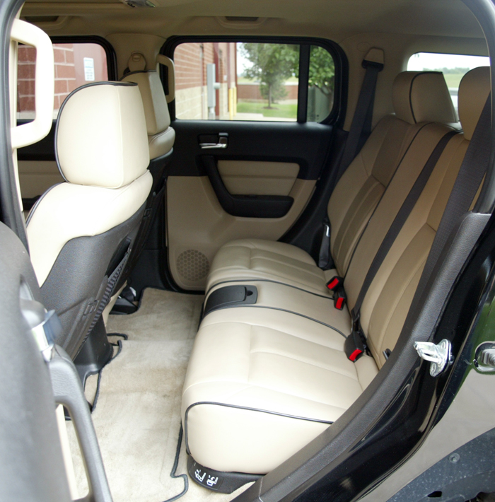 2008 Hummer H3 Rear Seat Interior